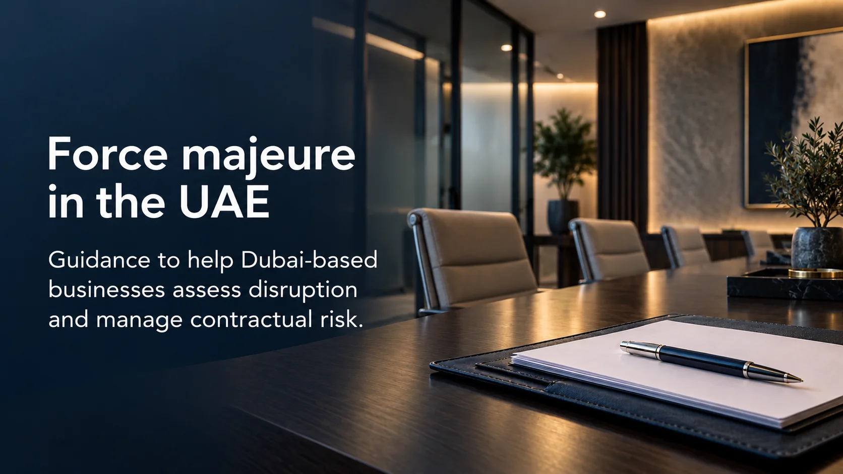 Force Majeure in the UAE: A Practical Guide for Businesses in Dubai